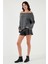 Oversize Fit Madonna Yaka Triko Kazak Bayan KAZAK 4615216 3