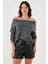 Oversize Fit Madonna Yaka Triko Kazak Bayan KAZAK 4615216 5