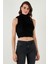 Yumuşak Tüylü Slim Fit Balıkçı Yaka Crop Süveter Bayan SÜVETER 4615566 4