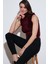 Yumuşak Tüylü Slim Fit Balıkçı Yaka Crop Süveter Bayan SÜVETER 4615566 2
