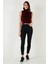 Yumuşak Tüylü Slim Fit Balıkçı Yaka Crop Süveter Bayan SÜVETER 4615566 3