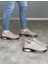 1008 Füme Nubuk Hakiki Deri Erkek Sneakers 1