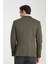 Eleventy Erkek Haki Likralı Pamuk Karışımlı Ekose Desenli Slim Fit Spor Blazer Ceket 4