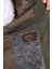 Eleventy Erkek Haki Likralı Pamuk Karışımlı Ekose Desenli Slim Fit Spor Blazer Ceket 3