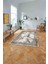 Baskılı Modern Mermer Zeminli Yıkanabilir Kaymaz Yolluk Mutfak Salon Halısı, Modern-187-Kahve, 2