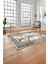 Baskılı Modern Mermer Zeminli Yıkanabilir Kaymaz Yolluk Mutfak Salon Halısı, Modern-187-Kahve, 4