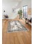 Baskılı Modern Mermer Zeminli Yıkanabilir Kaymaz Yolluk Mutfak Salon Halısı, Modern-187-Kahve, 5