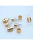 50 Adet Kolay Kapama Valf, Fea 15 Model, 15MM, Metal Gold 2