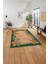 Baskılı Modern Çiçek Motifli Yıkanabilir Kaymaz Yolluk Mutfak Salon Halısı, Modern-150-Yeşil, 5