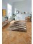 Baskılı Modern Sade Desenli Yıkanabilir Kaymaz Yolluk Mutfak Salon Halısı, Modern-124-Kahve, 2