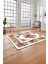 Baskılı Modern Klasik Çiçek Model Yıkanabilir Kaymaz Yolluk Mutfak Salon Halısı, Modern-152-Beyaz, 4