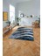 Baskılı Modern Sade Desenli Yıkanabilir Kaymaz Yolluk Mutfak Salon Halısı, Modern-124-Lacivert, 2