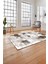 Baskılı Modern Sade Görünümlü Yıkanabilir Kaymaz Yolluk Mutfak Salon Halısı, Modern-127-Kahve, 4