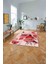 Dijital Baskılı Modern Yıkanabilir Kaymaz Yolluk Mutfak Salon Koridor Halısı, Modern-154-Kırmızı, 2