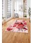 Dijital Baskılı Modern Yıkanabilir Kaymaz Yolluk Mutfak Salon Koridor Halısı, Modern-154-Kırmızı, 3