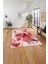Dijital Baskılı Modern Yıkanabilir Kaymaz Yolluk Mutfak Salon Koridor Halısı, Modern-154-Kırmızı, 5