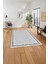 Baskılı Modern Çerçeveli Desen Yıkanabilir Kaymaz Yolluk Mutfak Salon Halısı, Modern-192-Gri, 5