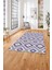 Dijital Baskılı Modern Etnik Model Yıkanabilir Kaymaz Yolluk Mutfak Salon Halısı, Modern-128-Mor, 3