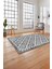 Baskılı Modern Vektörel Desen Yıkanabilir Kaymaz Yolluk Mutfak Salon Halısı, Modern-132-Gri, 4