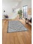 Baskılı Modern Vektörel Desen Yıkanabilir Kaymaz Yolluk Mutfak Salon Halısı, Modern-132-Gri, 5