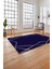 Baskılı Modern Zigzag Çizgili Yıkanabilir Kaymaz Yolluk Mutfak Salon Halısı, Modern-135-Lacivert, 4
