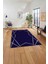 Baskılı Modern Zigzag Çizgili Yıkanabilir Kaymaz Yolluk Mutfak Salon Halısı, Modern-135-Lacivert, 5