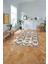 Baskılı Modern Geometrik Desenli Yıkanabilir Kaymaz Yolluk Mutfak Salon Halısı, Modern-139-Kahve, 2