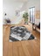 Baskılı Modern Mermer Desenli Yıkanabilir Kaymaz Yolluk Mutfak Salon Halısı, Modern-136-Gri, 5