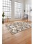 Baskılı Modern Geometrik Desenli Yıkanabilir Kaymaz Yolluk Mutfak Salon Halısı, Modern-139-Kahve, 4