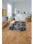 Baskılı Modern Akrilik Desen Yıkanabilir Kaymaz Yolluk Mutfak Salon Halısı, Modern-159-Gri, 2