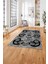Baskılı Modern Akrilik Desen Yıkanabilir Kaymaz Yolluk Mutfak Salon Halısı, Modern-159-Gri, 3