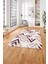 Baskılı Modern Sade Zigzag Desen Yıkanabilir Kaymaz Yolluk Mutfak Salon Halısı, Modern-142-Pembe, 3