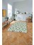 Dijital Baskılı Modern Etnik Model Yıkanabilir Kaymaz Yolluk Mutfak Salon Halısı, Modern-128-Yeşil, 2