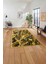 Baskılı Modern Palmiye Yapraklı Yıkanabilir Kaymaz Yolluk Mutfak Salon Halısı, Modern-201-Gri, 5