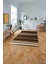Dijital Baskılı Modern Düz Sade Yıkanabilir Kaymaz Yolluk Mutfak Salon Halısı, Modern-164-Kahve, 2