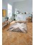 Baskılı Modern Çapra Çizgi Desen Yıkanabilir Kaymaz Yolluk Mutfak Salon Halısı, Modern-166-Bej, 2