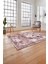 Baskılı Modern Sade Çerçeveli Yıkanabilir Kaymaz Yolluk Mutfak Salon Halısı, Modern-176-Bordo, 4