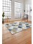 Baskılı Modern Dörtgen Model Yıkanabilir Kaymaz Yolluk Mutfak Salon Halısı, Modern-126-Lacivert, 4