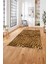 Baskılı Modern Leopar Model Yıkanabilir Kaymaz Yolluk Mutfak Salon Halısı, MODERN-148-TURUNCU, 3