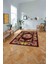 Baskılı Modern Klasik Çiçek Model Yıkanabilir Kaymaz Yolluk Mutfak Salon Halısı, Modern-152-Bordo, 2