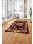 Baskılı Modern Klasik Çiçek Model Yıkanabilir Kaymaz Yolluk Mutfak Salon Halısı, Modern-152-Bordo, 3