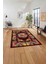 Baskılı Modern Klasik Çiçek Model Yıkanabilir Kaymaz Yolluk Mutfak Salon Halısı, Modern-152-Bordo, 5