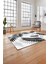 Baskılı Modern Ağaç Yaprak Desenli Yıkanabilir Kaymaz Yolluk Mutfak Salon Halısı, MODERN-151-GRİ, 4