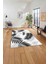 Baskılı Modern Ağaç Yaprak Desenli Yıkanabilir Kaymaz Yolluk Mutfak Salon Halısı, MODERN-151-GRİ, 5