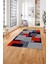 Baskılı Modern Sade Dekoratif Yıkanabilir Kaymaz Yolluk Mutfak Salon Halısı, Modern-141-Kırmızı, 3