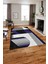 Dijital Baskılı Modern Sade Desen Yıkanabilir Kaymaz Yolluk Mutfak Salon Halısı,Modern-140-Lacivert, 1