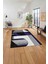 Dijital Baskılı Modern Sade Desen Yıkanabilir Kaymaz Yolluk Mutfak Salon Halısı,Modern-140-Lacivert, 5