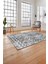 Baskılı Modern Etnik Görünümlü Yıkanabilir Kaymaz Yolluk Mutfak Salon Halısı, Modern-194-Gri, 4