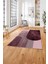Dijital Baskılı Modern Klasik Yıkanabilir Kaymaz Yolluk Mutfak Salon Halısı, MODERN-165-PEMBE, 3