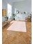 Baskılı Modern Zigzag Çizgili Yıkanabilir Kaymaz Yolluk Mutfak Salon Halısı, Modern-135-Pembe, 2